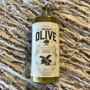 NWOT 34.8 oz Korres Olive shower gel